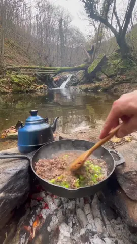 Have you tried this recipe? 🥩🫓 #outdoorcooking #cookingasmr 