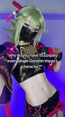 guess the next character coming soon... #GenshinImpact #genshin #videogames #kukishinobu #itto #hoyocreators #genshincosplay #genshinimpactcosplay #fyp 