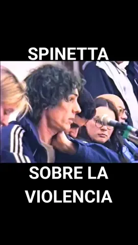 En su cumpleaños, un recuerdo de Luis Alberto Spinetta reflexionando sobre la violencia. Feliz día de la música argentina. #luisalbertospinetta #spinetta #diadelamusica 