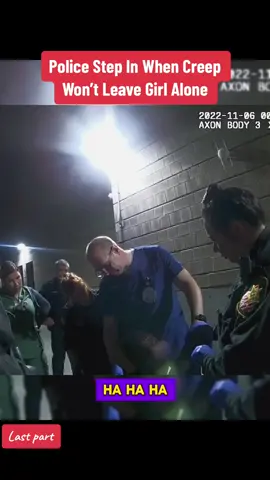 Police Step In When Creep Won’t Leave Girl Alone #cops #police #boyfriend #fyp #girls #trending #foryou #america 