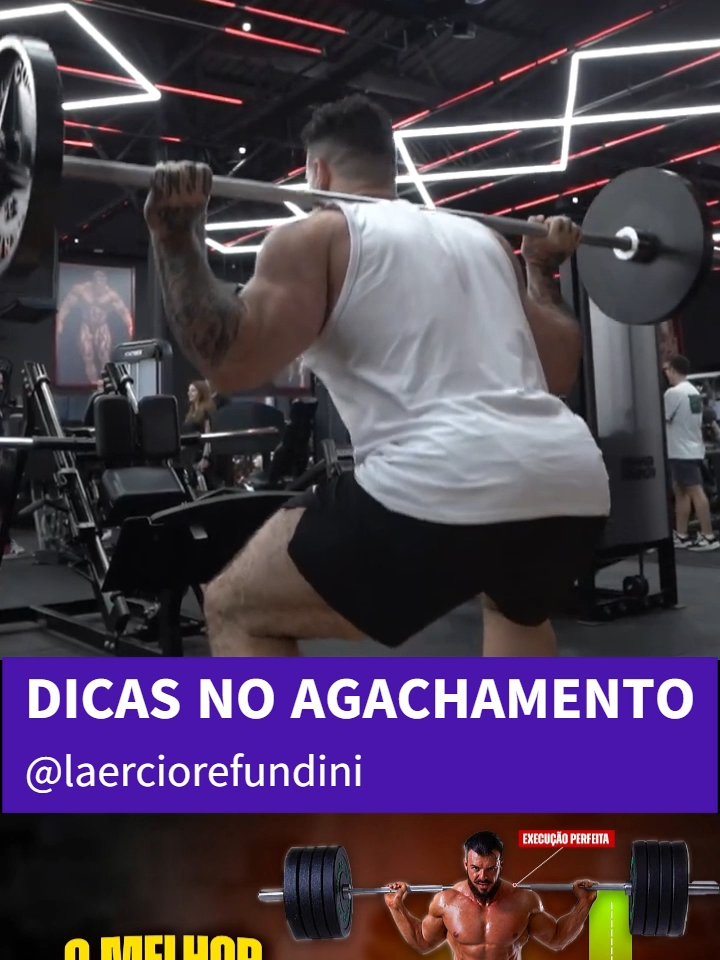 Dicas no agachamento livre... Fichas de treino link no perfil . . . @laerciorefundini #agachamento #squat #legday #legworkout #treinodepernas #Fitness #bodybuilding #musculação #academia #workout #workoutmotivation