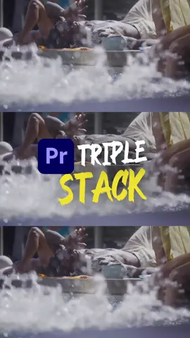 How to stack horizontal videos #videoediting #premierepro #tipsandtricks 
