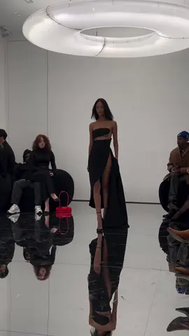 NEW! Mona Tougaard walking for Alaïa SF24. #Runway #catwalk #models #nlsmodels #monatougaard 