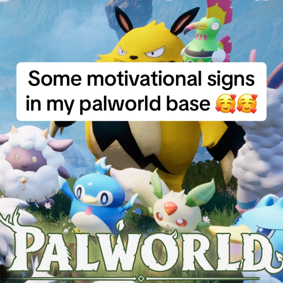 Just a silly thing i like to do, makes me feel good 🥰🥰 #palworld 