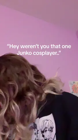 I can still hear the horrible impressions that i posted to the internet. No one needed vsco junko, junko junko you can call me junko etc 🙏💔🙁#danganronpa #junkoenoshima #cosplay 