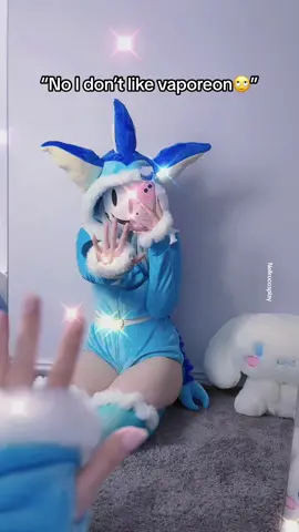 #fyp #cosplaygirl #twitchgirl #vaporeon #eeveecosplay 