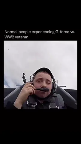 The average modern non-aerobatic Private Pilot in the average aircraft flying around today, would normally experience an exertion of typically 2 to 3G. A WWII combat pilot in a high-performance Spitfire or Messerschmitt would experience up to typically around 6G to 7G. The G-force limit refers to the maximum gravitational force that the aircraft structure and pilot can safely withstand during maneuvers. #fyp #foryou #flying #planes #gforce 