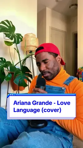 Ariana Grande - Love Language (cover) #coversong #arianagrandepositions #acapellacover #malevocal #vocalcover #rnbcover 