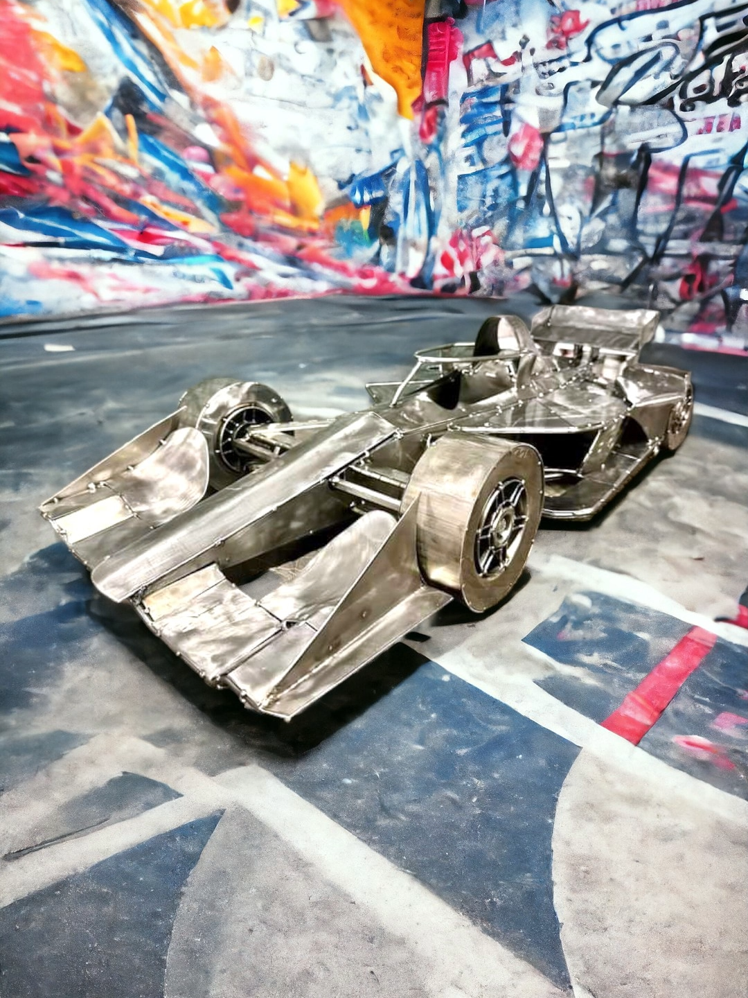 Complete video of the Indy Car build from 2023.  This was for an Indy Car sponsor's corporate HQ.  Misc metals were used in this build including mild and stainless steels.  The entire peice was cleaned up and powder-coated using @prismaticpowders Clear Vision.   Day 23 of the 1/day challenge.  #MetalRelic #MetalArt #carmodel #FYP #fypシ #viral #SmallBiz #SmallBusiness #smallbusinesscheck #Corporate #Indy #IndyCar #indycarracing #formula1 #F1
