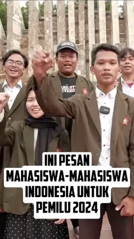 Pesan pesan dan himbauan dari mahasiswa untuk pemilu damai dan aman kepada warga masyarakat #pemiludamai #pilpres#Pemilu2024#capres #cawapres 