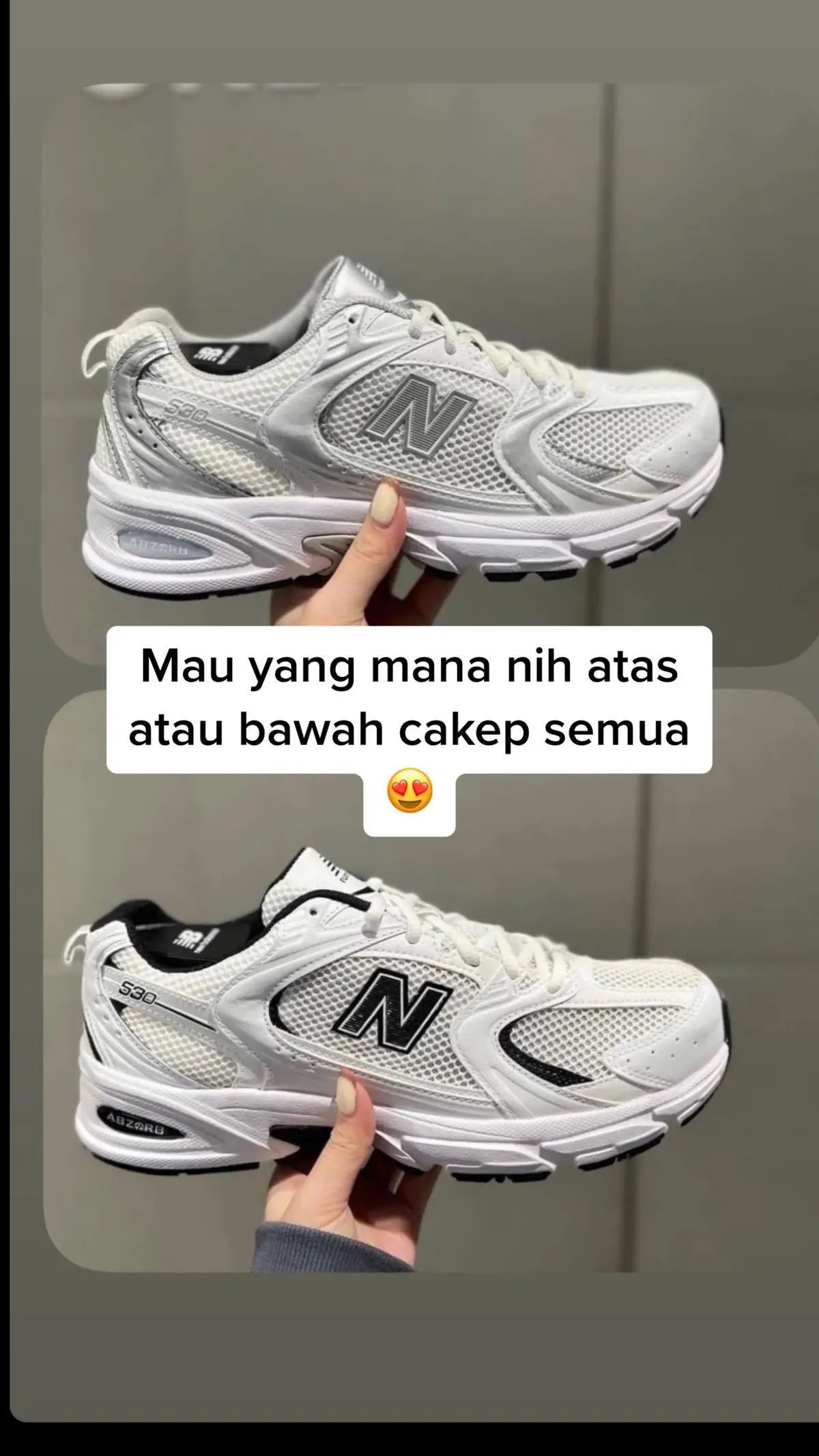 Sepatu nb(new balance) ukuran lengkap ya beb🇹🇼😍 #nb #newbalance #sepatunb #sepatutaiwan #bakulsepatu 