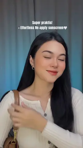 Cinta bgt! Praktis, ga ngerusak makeup 🩵 @azarinecosmetic #AzarineCeraspray #AzarineEffortlessProtection 