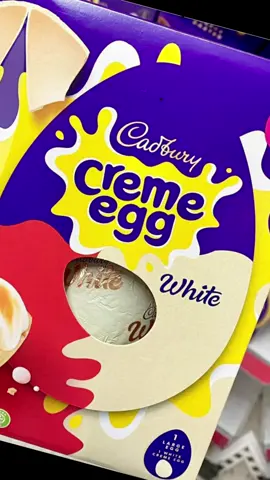White Chocolate Creme Egg Easter Egg spotted at asda #new #food #fyp 