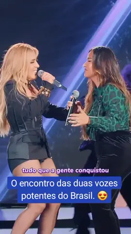 As duas musas cantoras deram um show. 😍👏👏👏 #show #musica #music #foryou #cantora #tiktok 