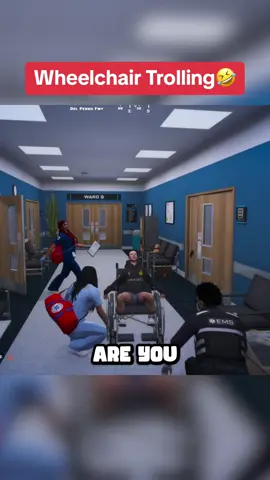 Wheelchair Trolling GTA V 🤣 #gta #gtarp #fivem #gtaonline #gta5clips #fyp 
