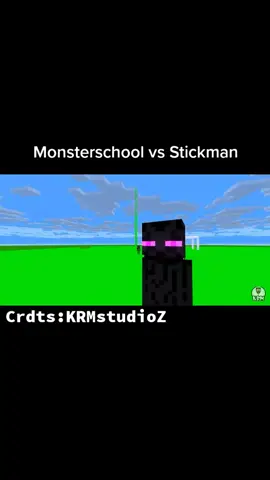 Monsterschool vs Stickman #Minecraft #minecraftmemes #minecraftbuilding #pglegendar #forypupage