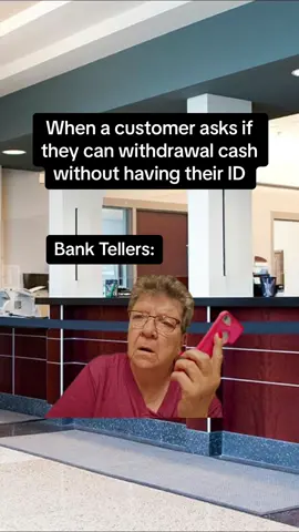 YOU NEED AN ID AT THE BANK  #banktellerproblems #banktellerstories #banktellerchronicles #entitledcustomers #rudecustomers #annoyingcustomers  #banktellers #bankers #bankersoftiktok 