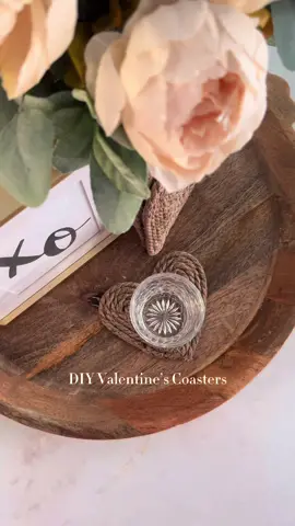 GO to my Profile + tap 🔗 + type “DIY Heart Coasters” into the search bar.  Creating homemade gifts to give your friends on Galentine’s Day is so much fun. Especially if it’s something that they can enjoy and use year-round to remember your friendship and love. I fell in love with Cindy’s (at @diybeautify (https://www.instagram.com/diybeautify/)) heart-shaped coasters and couldn’t wait to make some. These DIY Heart Coasters were crazy easy to make, I created a little heart printable (you can get it on my blog), and made these giftable hearts in a matter of minutes! Who will you make these DIY Heart Coasters for this Valentine’s? P.S. The glass cup was my grandmother’s Fosteria. Isn’t it so pretty!?