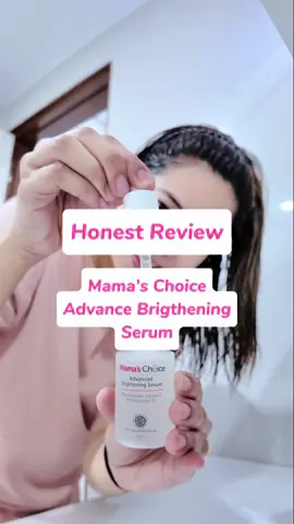 Here’s my Honest Review on Mama’s Choice Advance Brightening Serum✨✨ Trying out Mama’s choice Advance Brightening Serum for the first time🩷🤍 💕Does not contain Hydro-quinone & Arbutin ingredients which is very harmful for preggy mommas 💕Brightens and reduces dark spots on my  face 💕Evens my skin tone 💕Moisturizes and hydrates my skin 💕light weight and non sticky So the question is, will I recommend Mama’s Choice Advance Brightening Serum? And the answer is YES! I highly recommend it.  #MamasChoicePH #OneLessWorry #glowingskin #budolfinds @Mama's Choice Philippines 