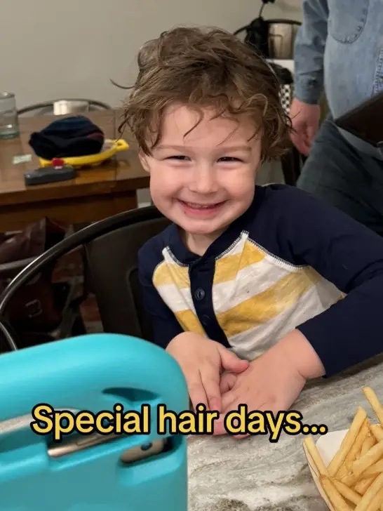 Had some special hair days lately.  Good old sweaty beanie hair and static jammy hair.  Love these boys and their bad hair haha #badhairday 