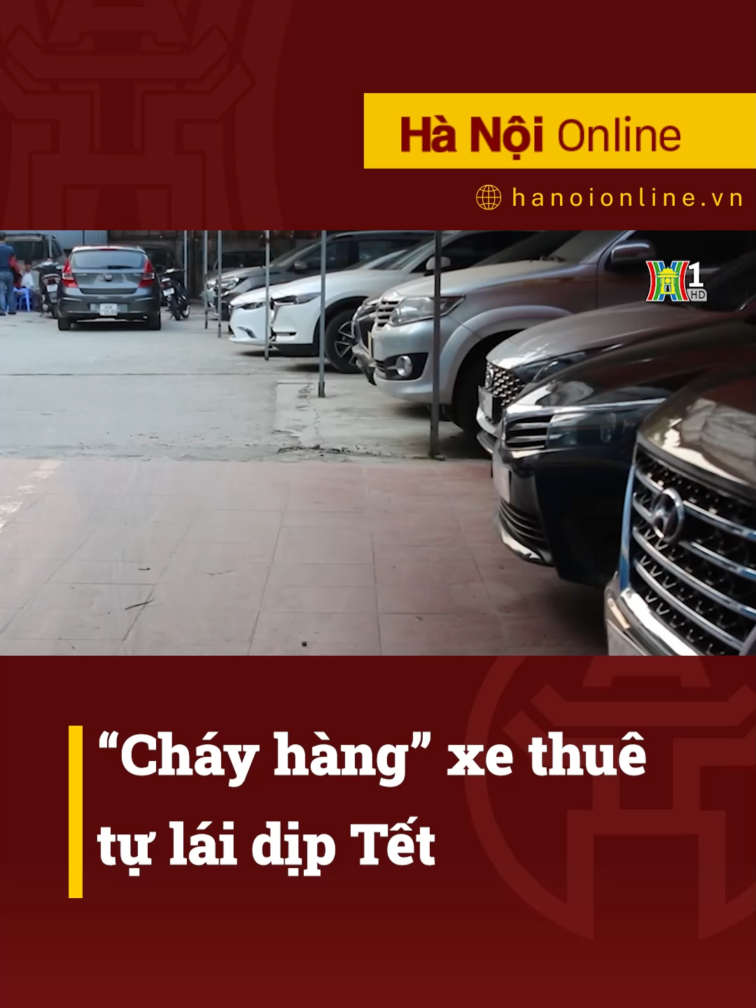 Cháy hàng xe thuê tự lái dịp Tết #htvdaihanoi #tiktoknews #socialnews #tetnguyendan #thuexetulai #tintuc