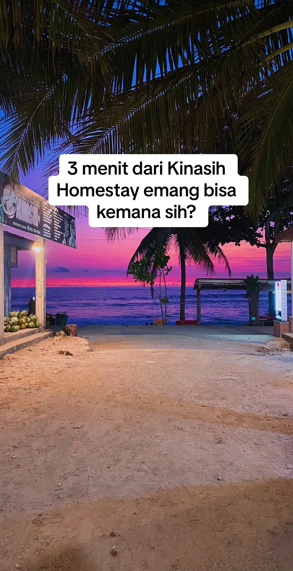 Cuma 3 menit doang dari Kinasih Homestay #pantaiklayar #pacitan 