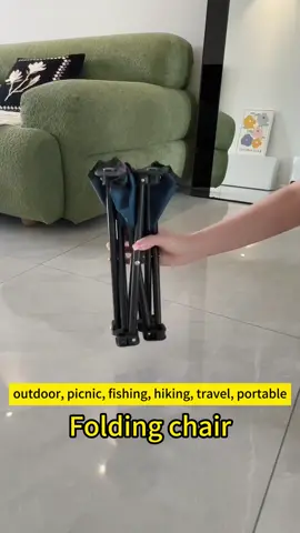 This folding chair is suitable for camping, fishing, picnicking, and hiking. It is also very suitable for use at home. It is of excellent quality and will not collapse even if people stand on it. It is also very convenient to store.#chair #foldablechair #Outdoors #travel #foryou 