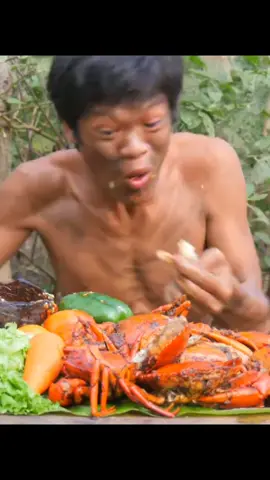 kmeng Prey-Recipe For crab Sea cooking In The forest With primitive! eating In jugle #challenge #cooking #foodentertainer #mexicotiktok #survival #kmengprey #food_primitive #primitive_technology 
