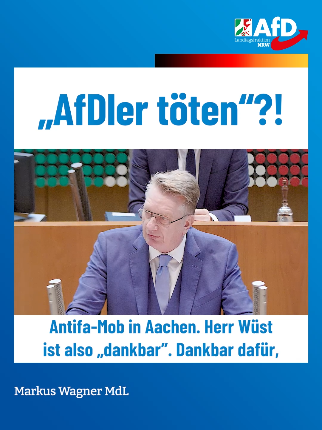 „AfDler töten“?! #afd #ltnrw