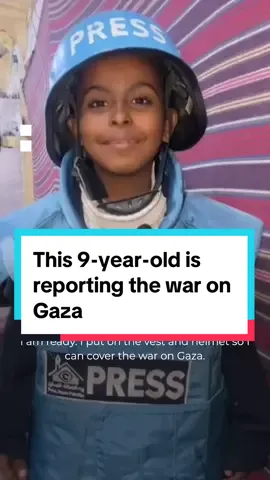 Meet Lama Abu Jamous, a 9-year-old girl who has gathered a social following as an aspiring #journalist covering #Israel’s war on #Gaza. #news 