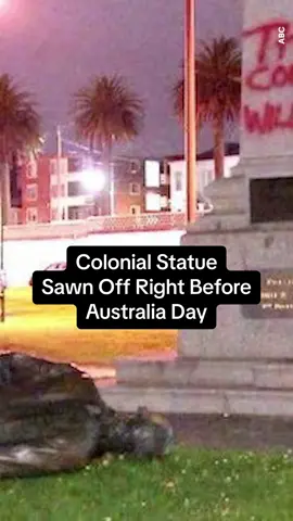 A Captain James Cook statue and a Queen Victoria monument in Melbourne have been vandalised right before Australia Day on January 26th. #colonialism #vandalism #australiaday #australia #melbourne #captainjamescook #monument #queenvictoria 