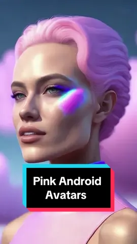 When just pink is not enough, hit Pink Android style 💖 #lensaapp #pinkhair 