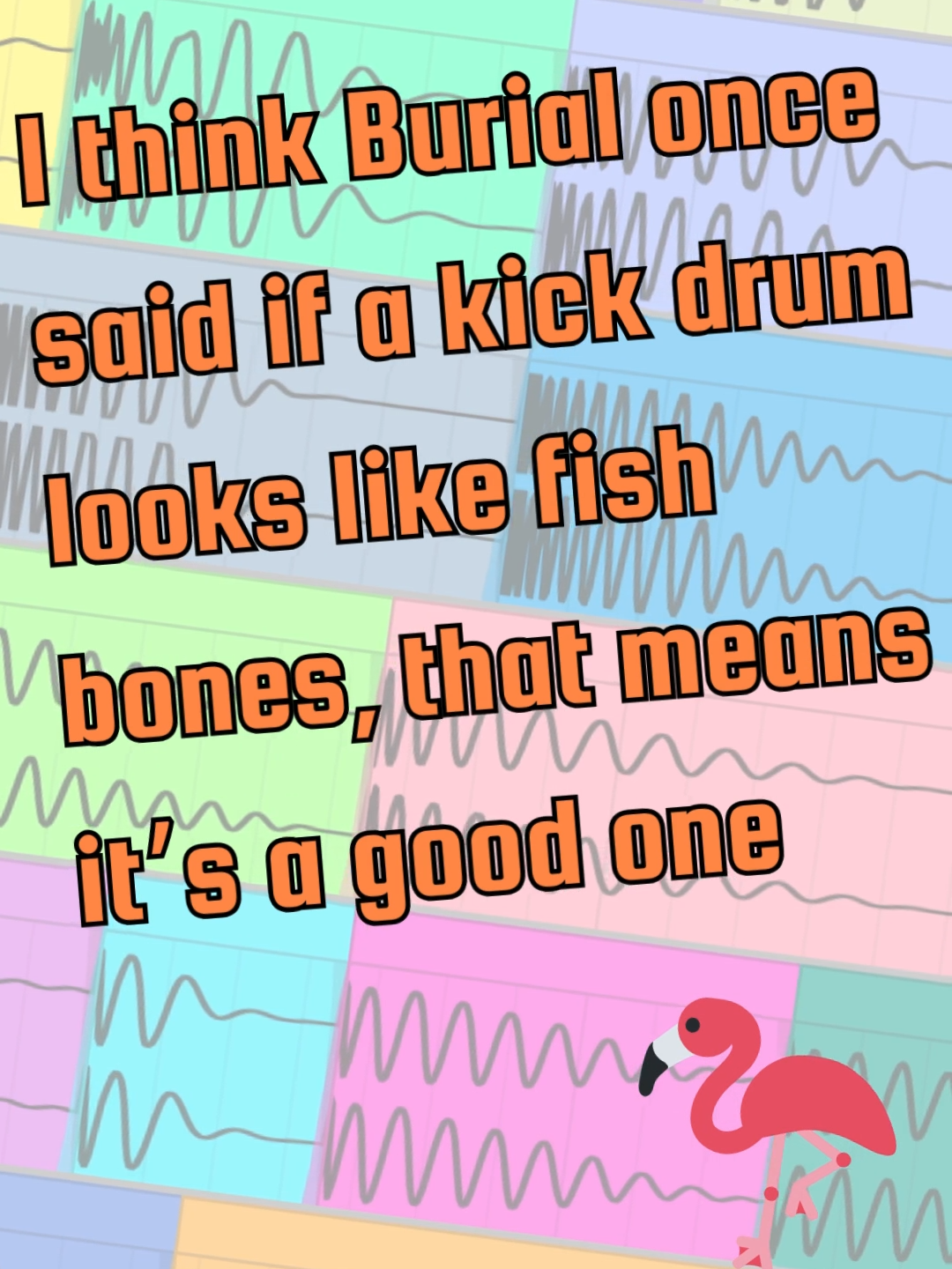 Although my music sounds nothing at all like Burial, he's still one of the producers who's made the biggest impact on me. Partly because he showed that you can make amazing music with pretty much nothing. For some reason I always remember this quote (perhaps apocryphal?) about kicks and fish. #producer #producertok #burial #musicproducer #musicproduction