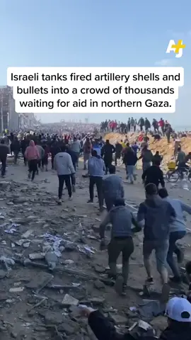 Israeli forces opened fire on a crowd of thousands of hungry Palestinians as they waited for humanitarian aid trucks to arrive in Gaza City.  #News #Gaza #GazaCity #Israel #Famine #Starvation #Attack #UN #WorldFoodProgramme 