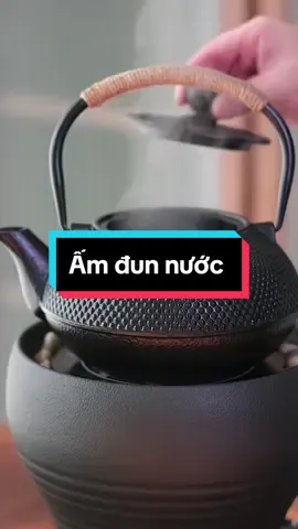 ấm tetsubin nhật, ấm gang đun nước dung tích 1,2l. #GamingOnTikTok #giadungtienich #giadinhviet #dogiadunhthongminh #amgangdunnuoc #amdunnuoc #amtetsubin #xuhuong 