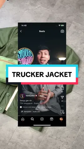 REX TWILL COZY ini jenis jaketnya Trucker, bahannya Katun Twill ya Brey! #shopmaster 