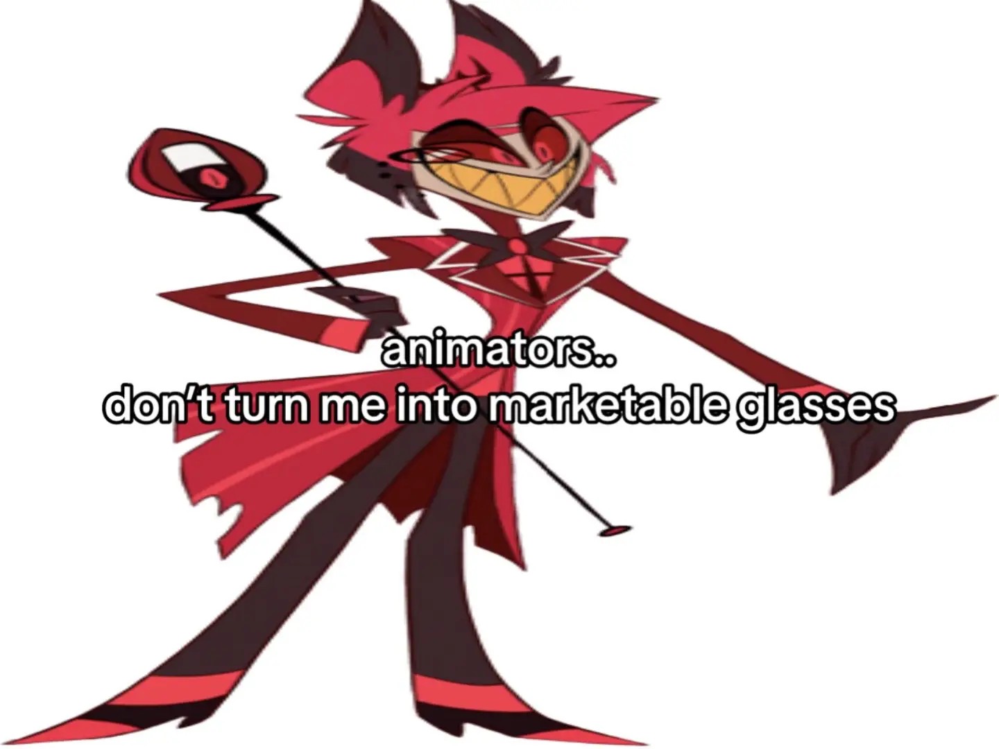 ALASTOR GLASS IS MY EVERYTHING #hazbinhotel #hazbinhotelalastor #radiodemon #fypシ #slideshow 