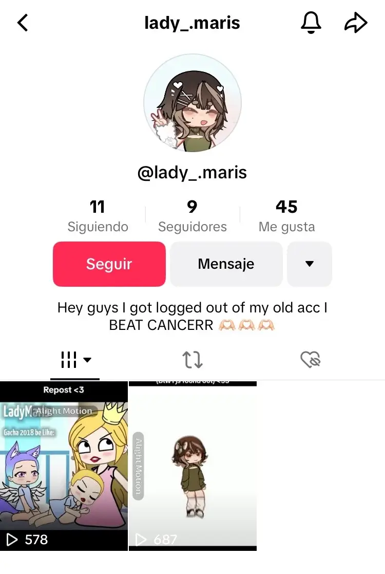 Hello guys, I hope you are well, today I will come to tell you that the girl who pretended to be me said she had cancer, now mysteriously says that she has defeated cancer and after saying that, she created a new account to continue copying me. The truth is that I don't find this funny at all, pretending that you have a terminal illness is something that is not right, many people suffer from cancer and you pretend to have it?!, she has no shame. PLEASE DON'T GO THROW HATE AT HER, just report her. Thanks so much for reading. #gacha #?gachallife💜même #?gachatiktoker🧚‍sur #?gachaculbe💜 #?gachallife💜même_edit💙 #?gachallife💜g #copycat 