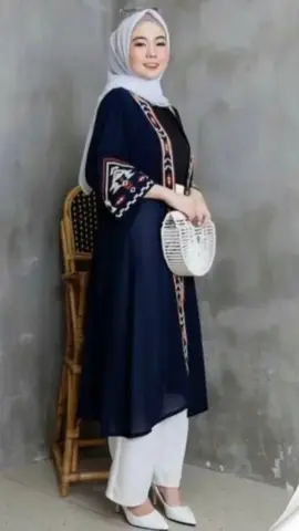 SAFIRA LONG CARDI ETNIC CAR #cekkeranjangkuning #bisacod #rizalstore #fyp #gamiskekinian 