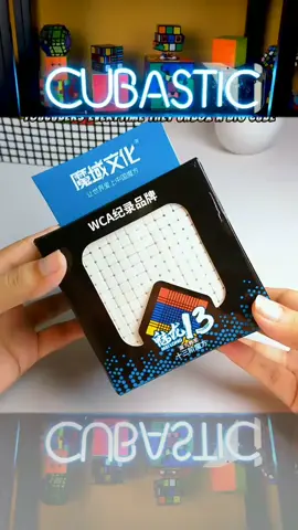 Checkerboard Pattern on a 13x13 Rubik's Cube!! #cube #cubing #rubik #rubiks #rubikscube #foryou #fyp #unboxing 