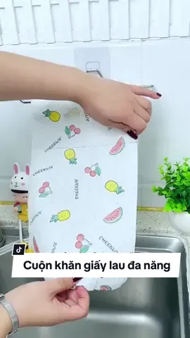 Cuộn khăn giấy lau nhà bếp đa năng #dogiadung #dodungnhabep #reviewdogiadung #khangiay 