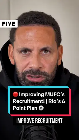 🔴 @Rio Ferdinand on Man Utd’s recruitment over the years and what needs to improve as he analyses his 6 point plan for MUFC 🎙️⚽️ #fyp #football #futbol #mufc #manchesterunited #manutd #mufc #recruitment #transfers #five #rioferdinand 