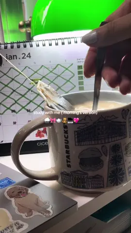 Good morning 💤💖💻🎀 #studytok #studywithme #aesthetic #studyvlog #law 