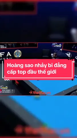 Pha nhảy bi của Dương Quốc Hoàng khiến tay cơ số 1 thế giới phải nể #billiards #biliardstiktok #bida #xuhuong 