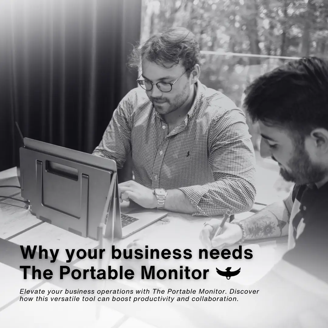 In the fast-paced world of business, every advantage counts. The Portable Monitor is your secret weapon for seamless collaboration, maintaining team focus, and elevating your organization's productivity. Discover how this versatile tool can help you work smarter, not harder. 💼✨ #BusinessEfficiency #ProductivityBoost #Collaboration #WorkSmarter #B2B #Tech #New #PortableMonitor