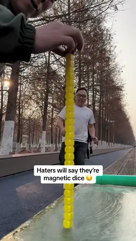 Incredible dice stacking talent 