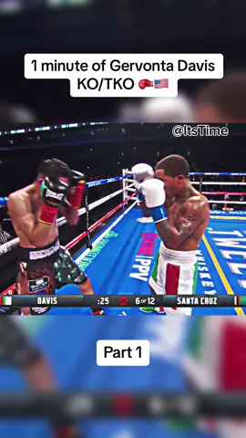 1 minute of Gervonta Davis KO/TKO part 1 🥊🇺🇸 #boxeo #boxing #boxe #gervonta #gervontank #davis #gervontadavis #tank #legend #champion #skills #art #punch #power #ko #tko #knockout #fight #combat #foryou #fyp #pourtoi 