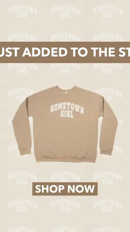 Where are all the #HometownGirls?! 📣 Shop the new sweatshirt at the link in bio. 