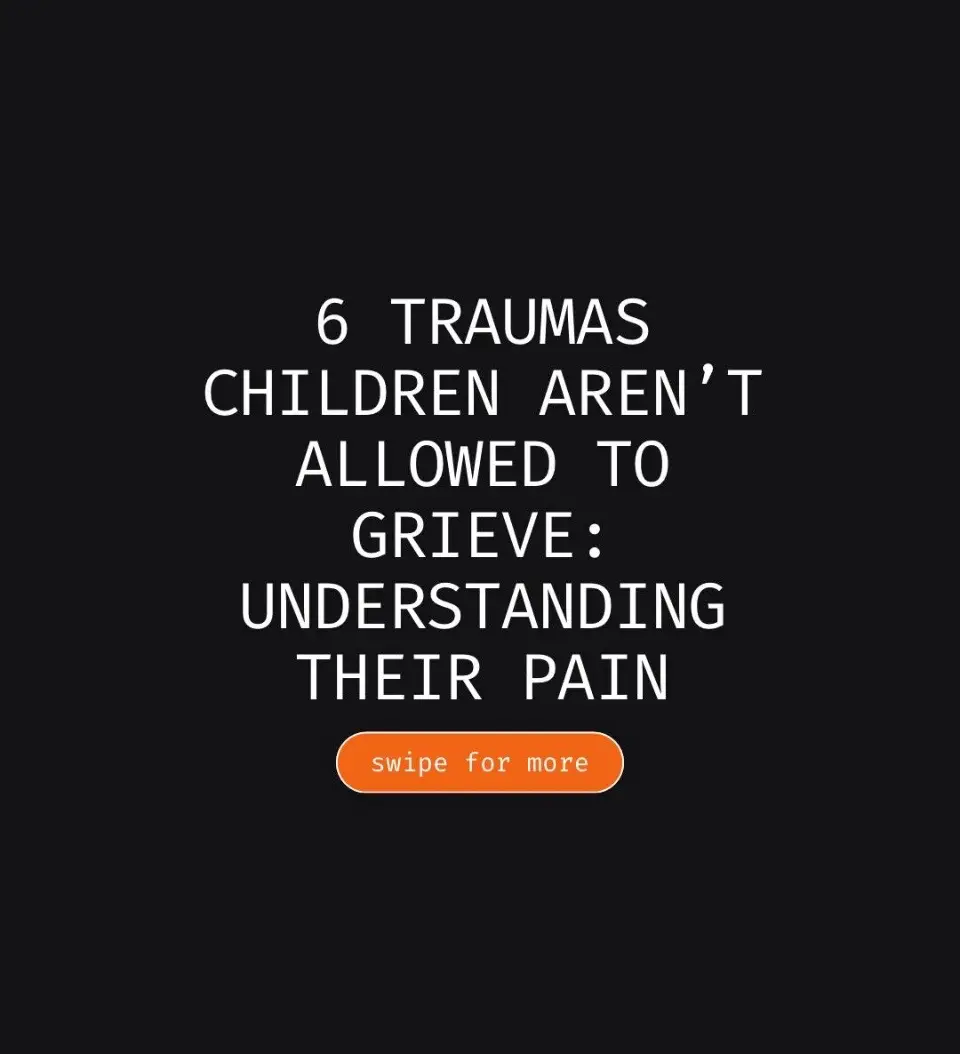 The grief children experience doesn’t vanish as they grow; it whispers into the corridors of their adult lives, sometimes turning into roars that echo through their actions and emotions. Unhealed sorrows weave into the fabric of their becoming, often unrecognized, shaping them in profound ways. Here’s how: 1️⃣ Estrangement from Emotions: Losing early life anchors, they might learn to mute their feelings, living on the periphery of their emotional landscape. This detachment is a survival art, but it costs them the richness of their inner world. 2️⃣ Persistent Anxiety or Depression: The shadows of past instability linger, manifesting as anxiety or depression. It’s not just a phase but a constant negotiation between past fears and present moments. 3️⃣ Difficulty Trusting Others: When their young hearts faced loss, trust became a luxury. As adults, they hold people at a telescope’s length, fearing that closeness equals loss. 4️⃣ Overcompensating in Relationships: They pour themselves into others, mistaking overextension for love. It’s a pursuit of lost security, a hope that if they give enough, they won’t be abandoned. 5️⃣ Control Patterns: An unpredictable childhood can birth an insatiable need for control. Every planned detail is a silent rebellion against the chaos of the past. 6️⃣ Health Anxiety: Early confrontations with medical issues or loss can evolve into an overarching health anxiety, where every bodily change triggers alarm bells of impending doom. In each echo of childhood grief, there’s an unspoken plea for healing. Recognizing these patterns is not about assigning blame to our past but understanding that the wounded child within still seeks solace. As we acknowledge these wounds with kindness, we begin to untangle ourselves, finding peace in the present and redefining what it means to be whole. . . . . #HealingInnerChild #GriefInAdulthood #EmotionalWellness #TransformingTrauma #traumahealing #trauma #beatanxietyme ——-