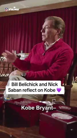 Belichick and Saban talk about Kobe. 💜 [via @nfl]